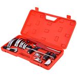 Tube Bender Kit Refrigeration Ratcheting Tubing benders Hand Tool 1/4 to 7/8 Inch with Carry Box