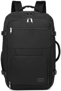 Kono Borsa da cabina 55 x 35 x 20 cm bagaglio a mano zaino da viaggio borsa a tracolla da viaggio 38 l, Nero , 55x35x20cm, bagaglio a mano zaino cabina