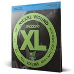 D'Addario EXL165 Nickel Wound 45-105 Custom Light Bass Guitar Strings