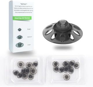 20pcs Phonak Open Hearing Aid Domes Large Size (0.43 Inch=11mm) Ideal for Phonak Audeo Marvel Paradise Lumity Hearing Aid Accessory,Phonak Hearing Aid Accessories