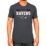 Team Fan Apparel NFL Adult Team Block Tagless T-Shirt - Cotton Blend - Charcoal - Perfect for Game Day - Comfort and Style