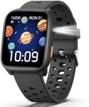 Kids Smart Watch with Puzzle Games, 1.83" Kids Watches Heart Rate, Sleep Monitor, Pedometer, Alarm Clock, Flashlight, Gift for 6-16 Year Old Boys Girls Toys