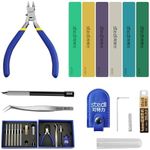 stedi Model Tools Kit for Beginners 14 PCS, Modeler Professional Basic Tools Craft Set Hobby Making Tools for Gundam, Miniature Military Model, 3D Resin Parts