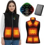 KOVNLO Heated Vest Women with Batte