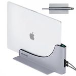 Ascrono MacBook Docking Station Perfect for Macbook Pro (2016-2020, M2 2022) with TouchBar - Enjoy 2 Thunderbolt-4 USB-C ports Seamlessly Connect Dual Displays