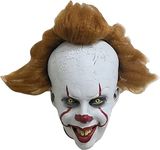 Etokfoks Halloween Scary Clown Mask - Deluxe Realistic Creepy Clown Mask Scary Makeup Cosplay Props