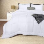 Utopia Bedding Comforter Duvet Insert (Queen) - Ultra Plush Hypoallergenic, Siliconized fiberfill, Down Alternative Comforter (White)