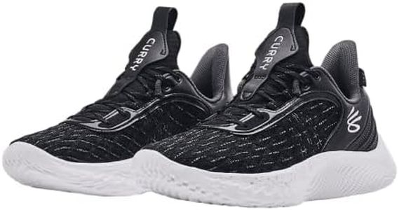 Under Armour Curry Flow 9 Team Basketball Shoes - Black - Men's Size 11 / Women's Size 12.5, Black/White