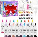 Tie Dye Kit, Tie Dye Set for Kids, 18 Vibrant Colors Pre-Filled Tye Dye Bottles, Non Toxic Permanent Fabric Dye Art Set, Easy DIY Fabric Art - Create Fun