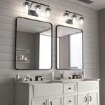 SYATO 2-Pack Black Bathroom Mirrors