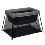 Safety 1st Dream & Go 3-In-1 Travel Crib, Playard & Bassinet With Carry Bag – Portable, Lightweight & Overnight Sleep Ready – Grey Wolf