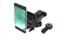 iOttie Easy One Touch 3 (V2.0) Car Mount Universal Phone Holder for iPhone X 8/8 Plus 7 7 Plus 6s Plus 6s 6 SE Samsung Galaxy S9 S9 Plus S8 Plus S8 Edge S7 S6 Note 8 5