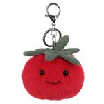 Apricot Lamb Toys Plush delicious tomato keychain Stuffed Animal Soft Cuddly Perfect for Child 3.9 Inches