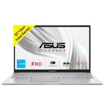 ASUS Vivobook 15, Intel Core i3-1215U, 15.6" FHD 16:9 60Hz 250nits, (8GB RAM/512GB SSD/Intel UHD Graphics/Win 11 Home/Office 2021/Backlit/42WHr Battery/Cool Silver/1.7 Kg), X1504ZA-NJ320WS