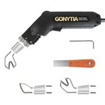 GONYTIA Hot Knife foam cutter Rope Cutter Fabric Cutter Pro Electric Hot Knife Heat Sealer Cutting Tool kit with 2 Blades & Accessories (GT-R)