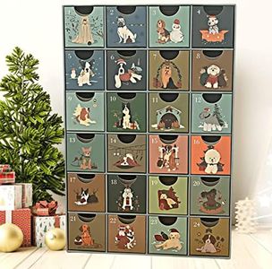 Christmas Paws Advent Calendar 2022 - Eco-Friendly and reusable Xmas Advent Calender for Dogs - Add your own treats and celebrate Christmas with your Puppy