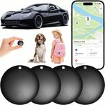 GPS Tracker Tag for Vehicles Work with Apple Find My (iOS only), Car Tracker No Monthly Fee or Subscription, Global Coverage Mini Air Tracker Device for Kid Dog Cat Luggage Bike