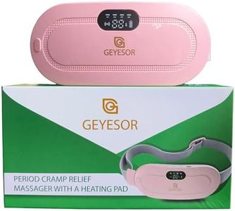 GEYESOR™ Period Cramp Relief Massager with Heating Pad for Period Cramps | Ergonomic Design Cramp-Free Period Cramp Relief Heater & Massager | Effective Pain Relief Products for Menstrual Cramps