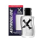 Astroglide Silicone Lube (74 mL), X Premium Personal Lubricant, Extra Long-Lasting Silky Sex Lube, Travel-Friendly Size