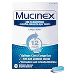 Mucinex 12 Hour 600 mg Guaifenesin 