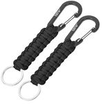 Paracord Keychain With Carabiners