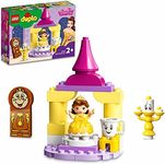 LEGO DUPLO Princess Disney Belle's Ballroom 10960 Building Toy Featuring Princess Belle, Lumiere, Cogsworth and Chip from Disney’s Beauty and The Beast; Imaginative-Play Castle for Kids Aged 2+