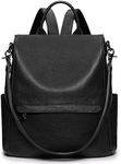 S-ZONE Women Genuine Leather Backpa