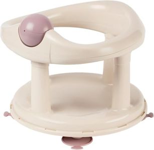 Bebeconfort, Anneau de Bain Pivotant, Siège de Bain Bébé, Ergonomique, de 6 mois à 12 mois, jusqu’à 10 kg, Beige