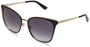 Juicy Couture Women's JU 609/G/S Sunglasses, BLK MTBLK, 56