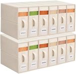 12Pack Linen Sheet Organizers for L