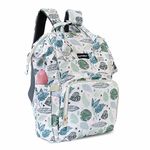 motherly 19 liter Smile In Style Waterproof Multistorage Baby Diaper Bag For Mothers, 6 Month Warranty| (Green Leaf)