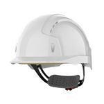 JSP - EVOLite Lightweight ABS Safety Helmet Wheel Ratchet Vented White (AJB170-000-100)
