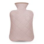 BYXAS Hot Water Bottle–PVC 1.8 L Hot Water Bottle Hot Water Bag with Cover,Ease Aches Hot Therapy Hand Warmer Heated Pad