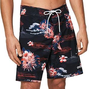 Oakley Men's Tropical Bloom 18 Boardshort, Black Hawai, 30