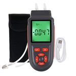 Digital Handheld Manometer Gas Pressure Air Pressure Vacuum Pressure Tester Monitor Meter Differential Pressure Gauge HVAC Data Record Function Backlight for Air Condition System Furnaces Boiler