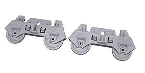 newlifeapp 4317933 PREMIUM QUALITY LOWER RACK ROLLER (PACK OF 2) COMPATIBLE WITH WHIRLPOOL DISHWASHERS