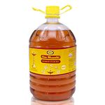 Om Shanthi POOJA MADE PURE Cycle Pure Pooja Oil | Oil for Puja, Festivals, Havan | Til Oil for Pooja | Blend of 5 Puja Oils with Jasmine Fragrance | Daily Pooja Items | Pooja Lamp Oil | 5 Litres