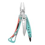 Leatherman Skeletool CX Multi-Tool with 7 Tools Including Pliers, Wire Cutter and Knife for Outdoor Activities and Camping, Stainless Steel, Paradise