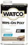 Rust-Oleum Wipe On Poly - Polyurethane Wood Varnish for Interior Surface (946 ml | Oil-Based | Clear Satin)