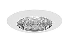 Nicor Lighting 17572 Lexan Shower with Fresnel Lens Trim for 17002A and 17003A 6-Inch IC with Metal Trim Ring, White