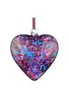 Sienna Glass HR8BLPI Friendship Heart, Blue and Pink 8cm