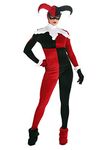 Women's Deluxe Harley Quinn Costume Large Red