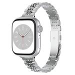 Spigen Shine Fit Designed for Apple Watch Band Series 10 42mm, 9/8/7 41mm, SE2/SE/6/5/4 40mm, 3/2/1 38mm - Silver