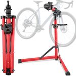 GOEHNER's Upgrade EBike Repair Stand (Max 110 lbs) – Portable Aluminum Bicycle Workstand for Electric, Mountain, and Road Bikes