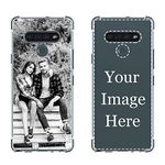 GEAPRIE Customized Photo Design Your Own Personalized Picture Custom Phone Case Cover Compatible with LG Stylo 7/6/5 K51 K92 V60 Velvet, Anti-Scratch Soft TPU Clear