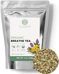 Organic Breathe Tea 4 oz. (113g), USDA Certified Organic Lung Tea, Bronchial Wellness Tea, Smokers Tea, Respiratory Tea, Gordo Lobo Herbs Tea, Mullein Detox Lungs Tea Organic