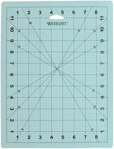 Westcott 9 X 12in Self-Healing Craft Cutting Mat with Grid for Sewing, Quilting, Card Making (00503)