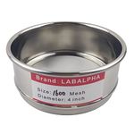 LABALPHA 1600 Mesh Lab Sieves, Test Sieve #1600 Mesh, 4'' Diameter, 304 Stainless Steel Wire Cloth (0.01mm)