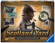 Ravensburger Scotland Yard Sherlock Homes Edition Family Strategy Board Game for 2 to 6 Players - Kids and Adults Age 8 Years Up, Wood-coloured