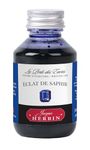 J. HERBIN INK BOTTLE, 100ML, ECLAT DE SAPHIR
